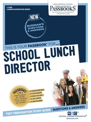 cover image of School Lunch Director